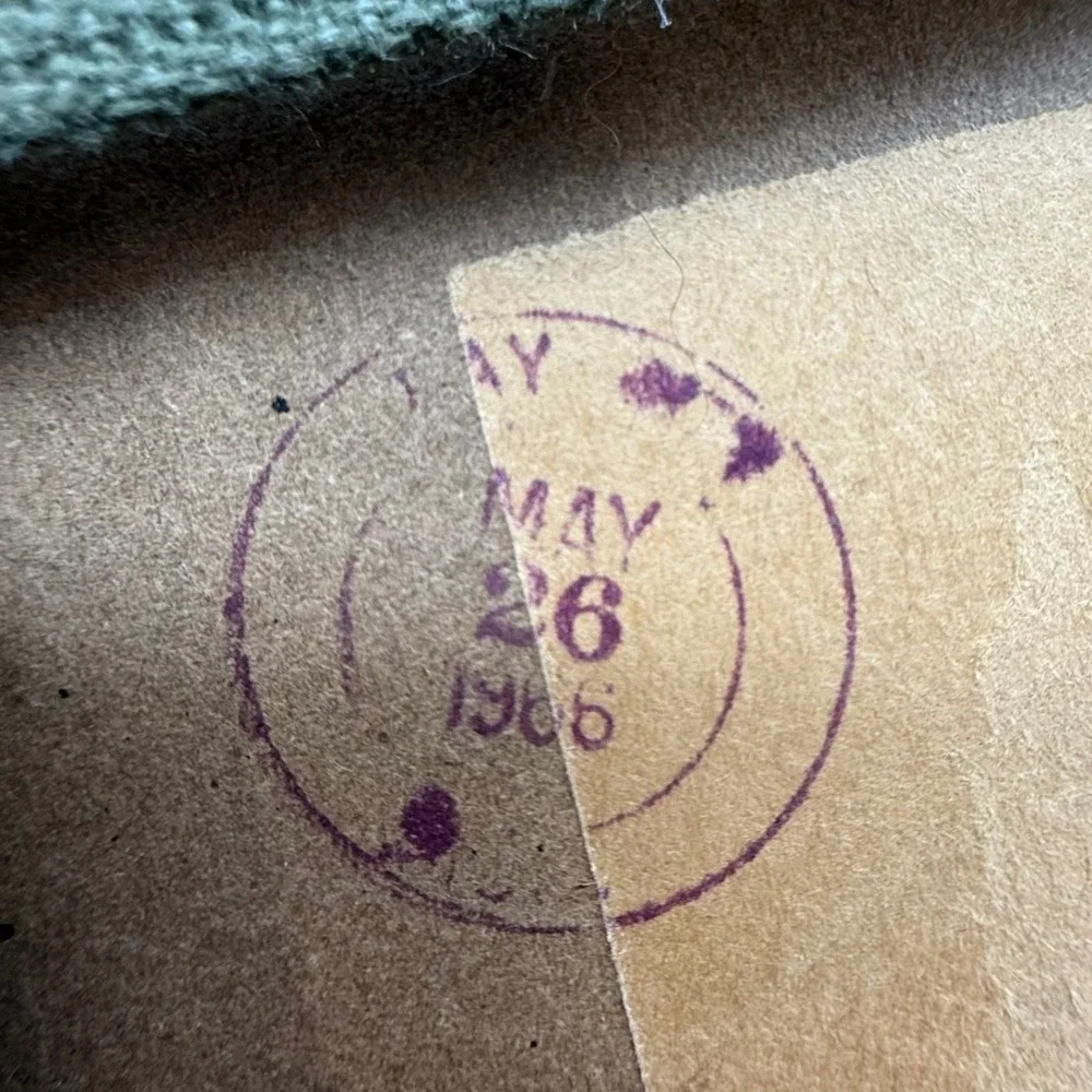 Antique‎ Motion Picture Film Case Shipping Container With Labels Stamps